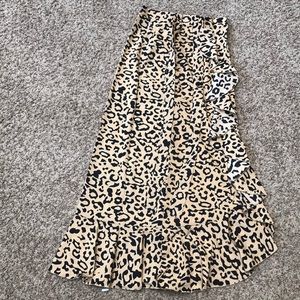 Women’s Leopard print maxi skirt